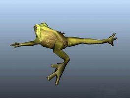 Green Frog 3d preview
