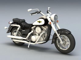 Kawasaki Cruiser Motorcycle 3d preview