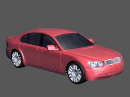 Luxury Sedan Car 3d model preview