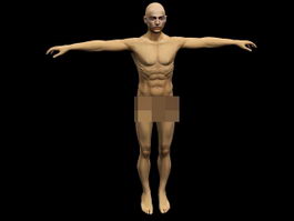 Strong Man Body 3d preview