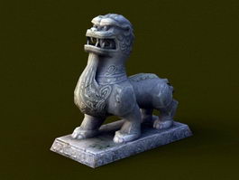 Ancient Stone Beast 3d preview