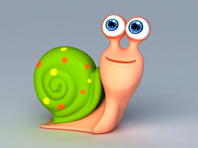 Cartoon Snail 3d model - CadNav