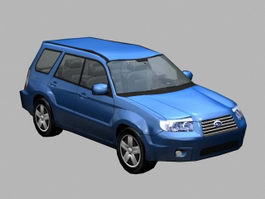 Subaru Forester 3d model preview
