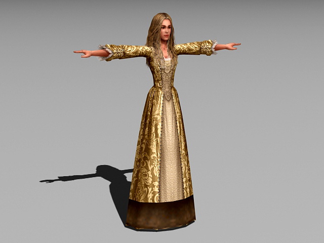 Princess Elizabeth 3d rendering