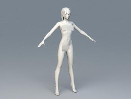 Female Body 3d model preview