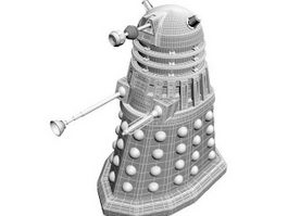 Dalek Robot 3d preview