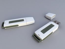 Kingston USB Drive 3d model preview