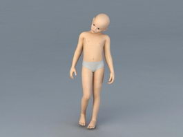 Boy Child 3d model preview