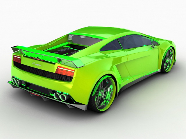 Lamborghini Gallardo LP560 3d rendering