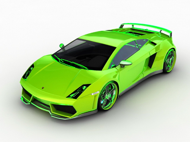 Lamborghini Gallardo LP560 3d rendering