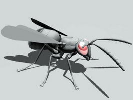 Ant with Wings 3d preview