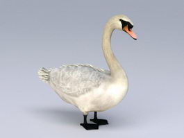White Goose 3d model preview