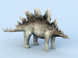 Stegosaurus Dinosaur 3d model preview