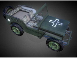 WW2 Jeep 3d preview