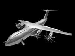 Airbus A400M 3d model preview