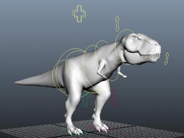 T-Rex Rig 3d model preview