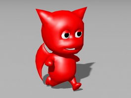 Little Devil Animated Rig 3d preview