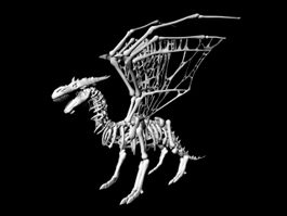 Dragon Skeleton 3d model preview