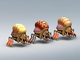 Insect Monster Rig 3d model preview