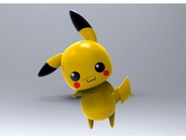 Pokemon Pikachu 3d model preview