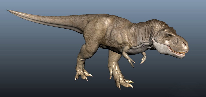 Tyrannosaurus Rex 3d rendering