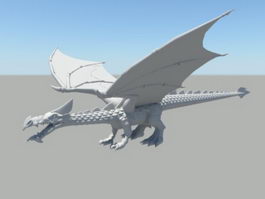 Wyvern Dragon 3d model preview