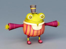 Anthropomorphic Frog 3d preview