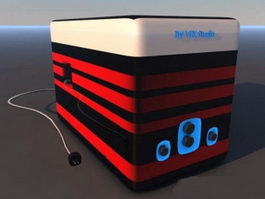 Desktop Speaker 3d model preview