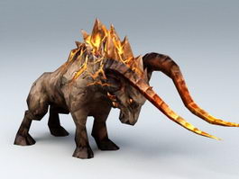 Demon Fire Bull Rig 3d preview