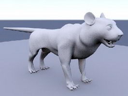 Baby Lion 3d preview