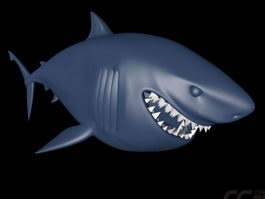 Finding Nemo Shark 3d model preview