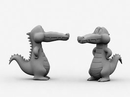 Cartoon Crocodile 3d preview