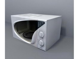 Retro Microwave 3d preview