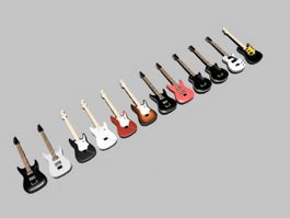 Guitar Collection 3d preview