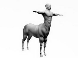 Male Centaur 3d model preview