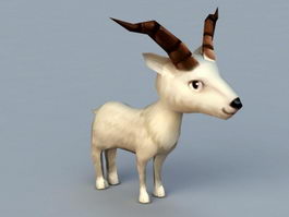 Cartoon Goat 3d model preview