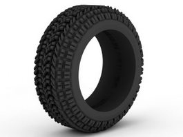 Rubber Tyre 3d preview