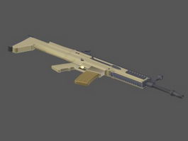 FN SCAR 3d model preview