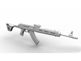 AK-74 3d model preview