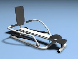 Animated Row Machine 3d model preview