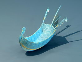 Fairy Boat 3d model preview