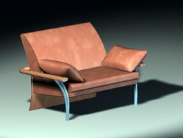 Traditional Loveseat 3d model preview