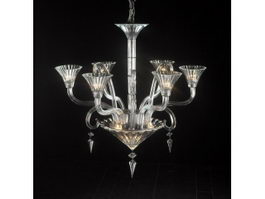 Modern Art Deco Crystal Chandelier 3d preview