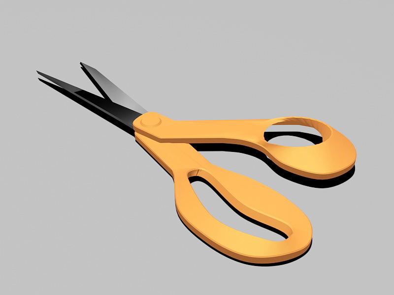 Large Scissors 3d rendering
