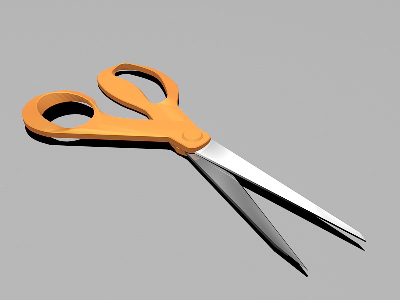 Large Scissors 3d rendering