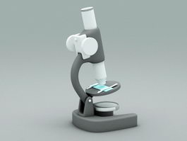 Old Microscope 3d preview