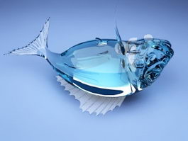 Glass Fish Decor 3d preview