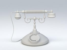 Historic Phone 3d model preview