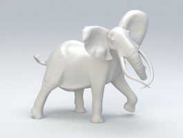 Elephant Statue 3d preview