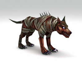 Zombie Dog 3d model preview